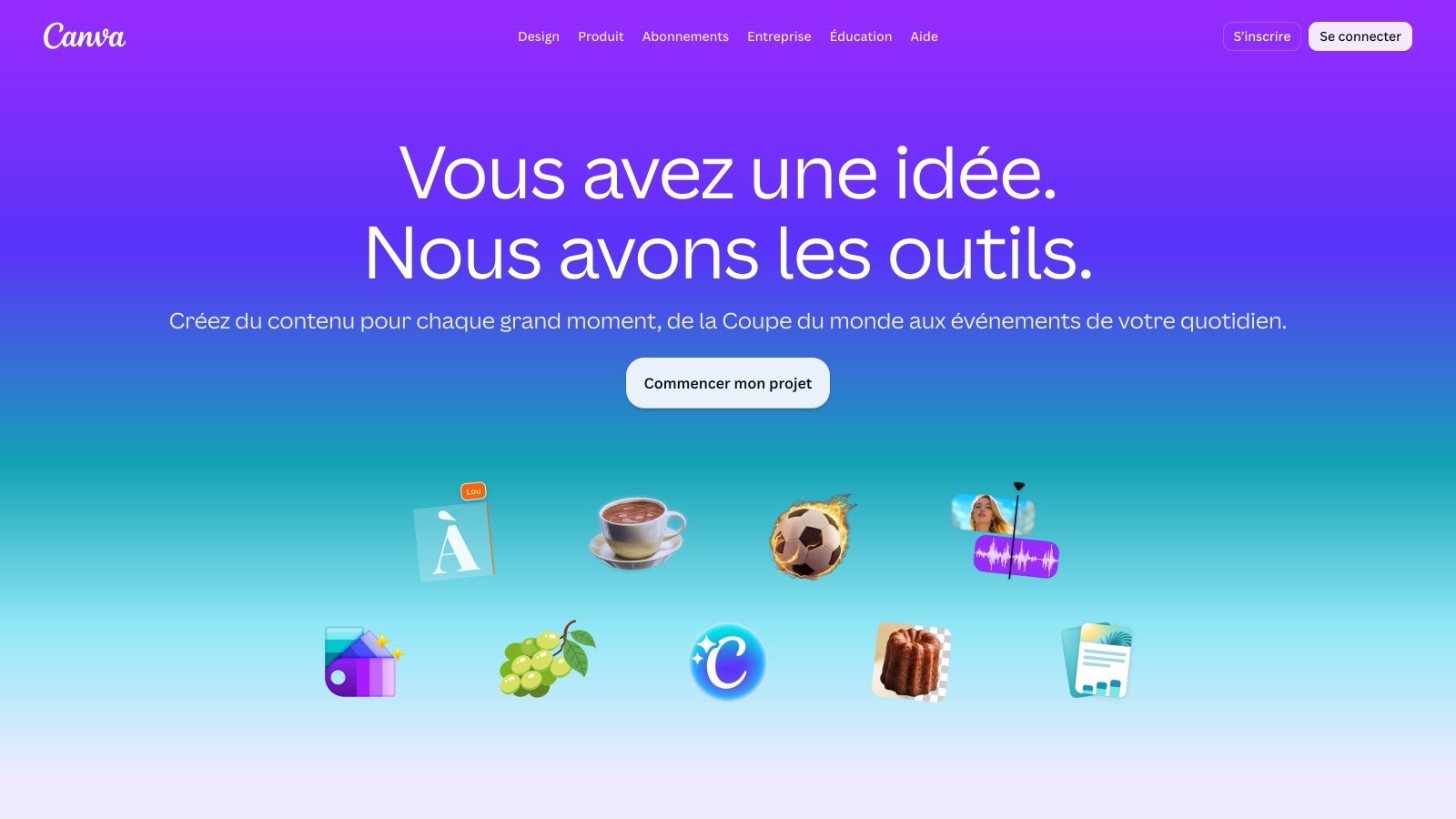 Aperçu de l'interface