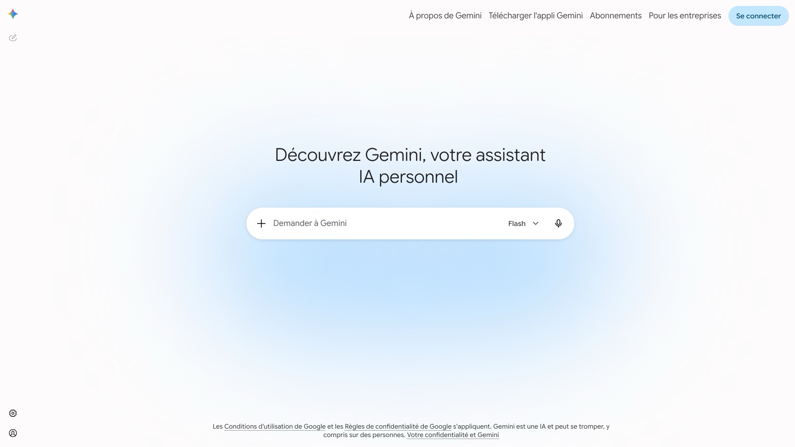 Aperçu de l'interface