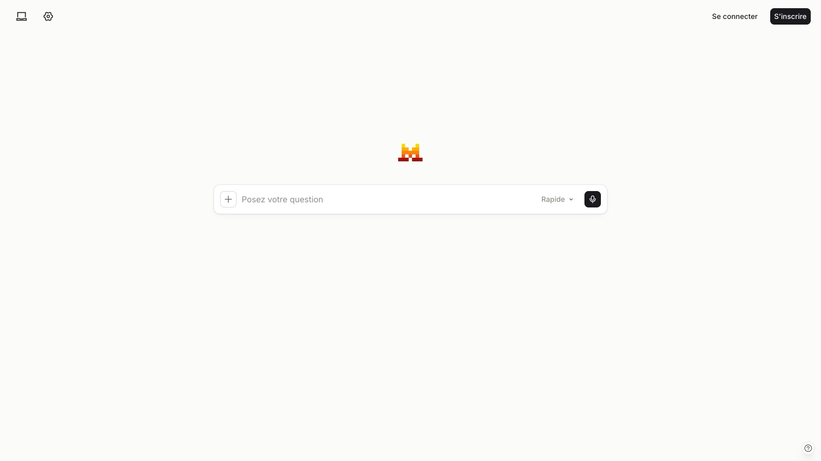 Aperçu de l'interface