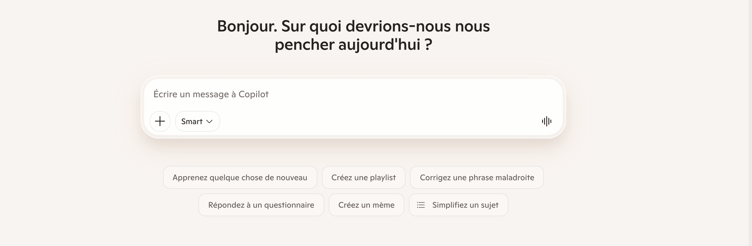 Aperçu de l'interface