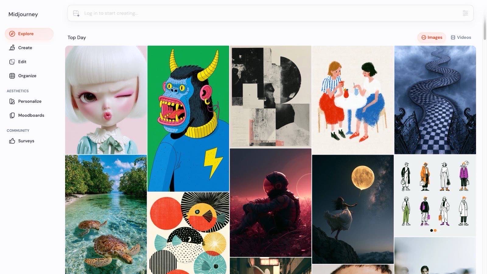 Aperçu de l'interface