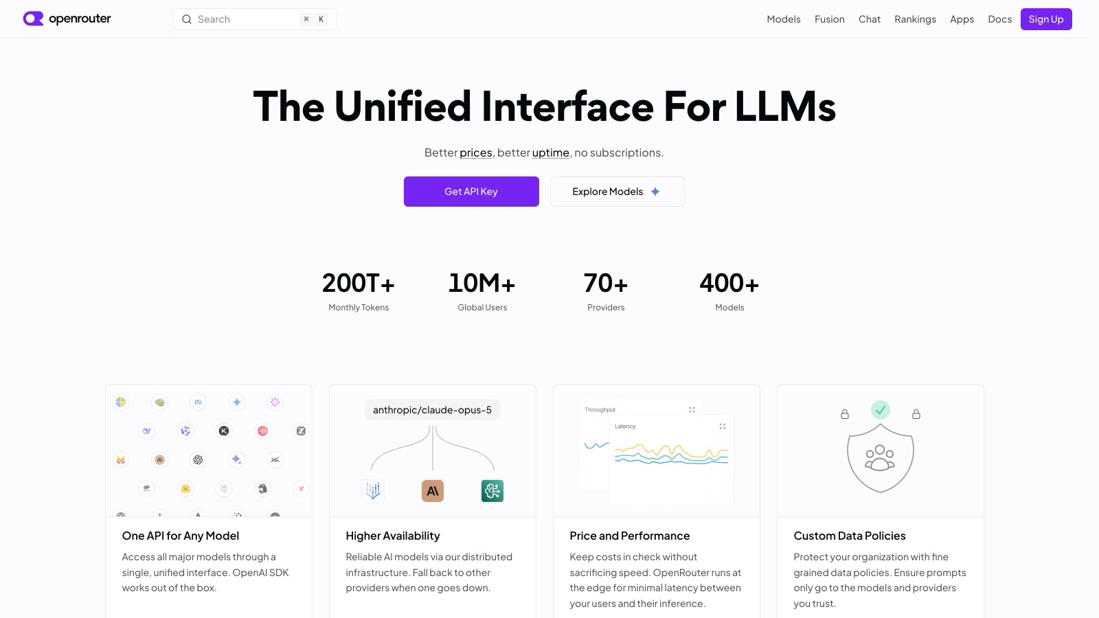 Aperçu de l'interface