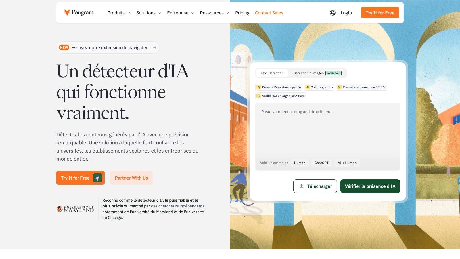 Aperçu de l'interface