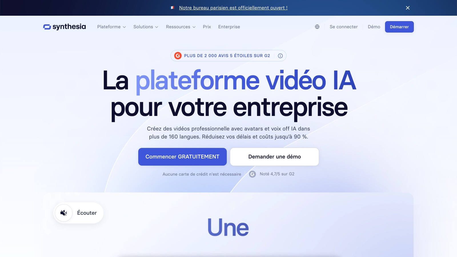 Aperçu de l'interface