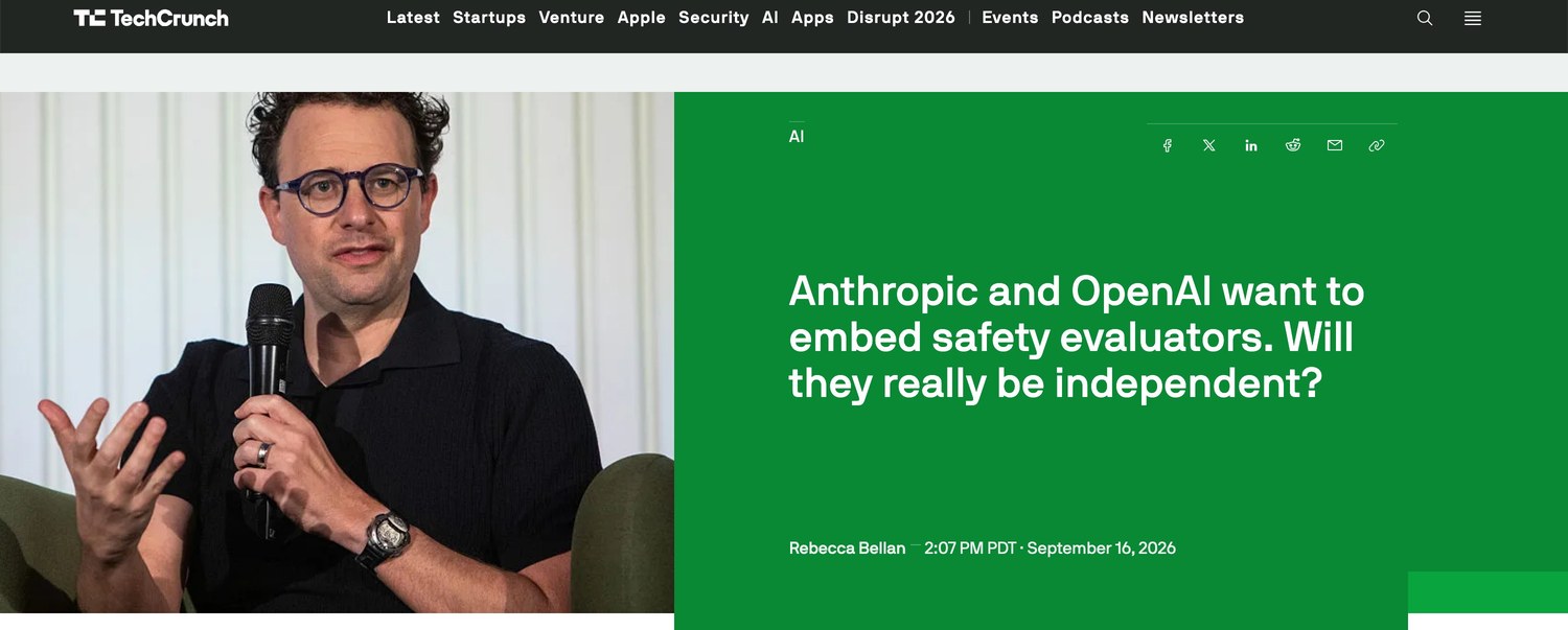 L'enquête de Rebecca Bellan publiée par TechCrunch le mercredi 16 septembre 2026 à 14 h 07, heure de la côte ouest.
